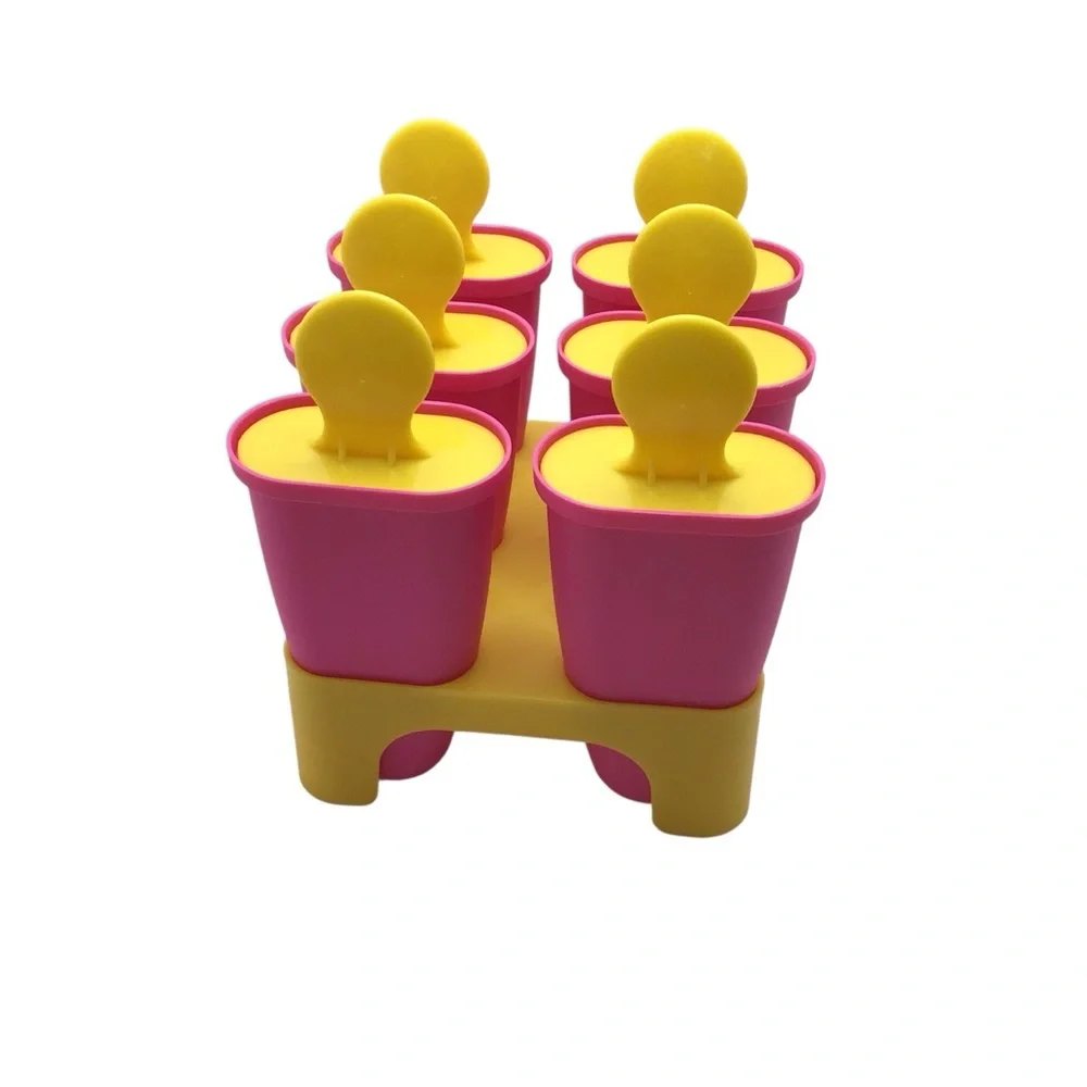 IKEA CHOSIGT Ice Pop Maker Mold Set BPA Free Reusable Popsicle Molds Pink